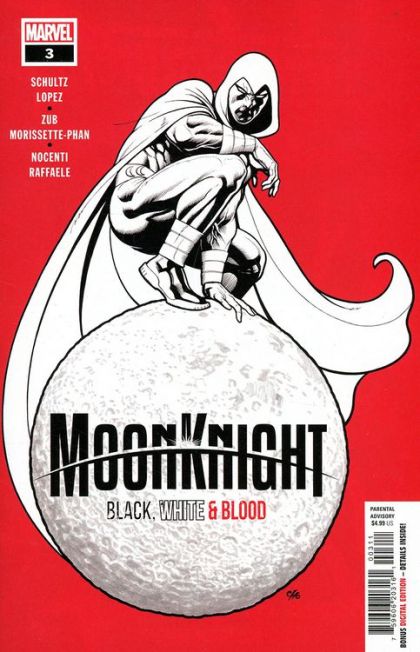 Moon Knight: Black, White & Blood #3A Regular Frank Cho Cover