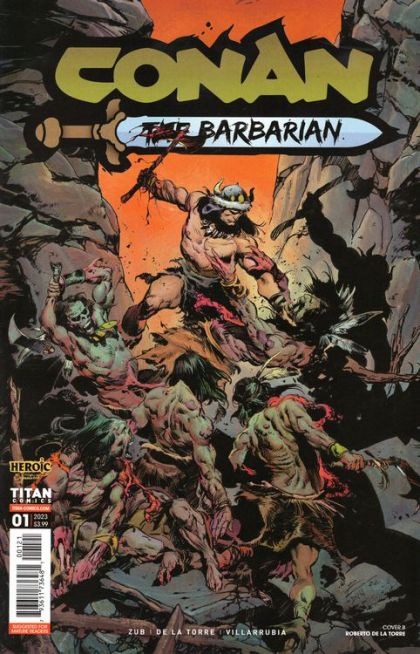 Conan the Barbarian (Titan Comics) #1B Roberto De La Torre Variant