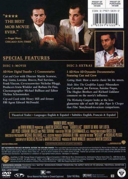 GoodFellas (1990) Special Edition - DVD
