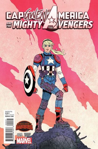 Captain America & The Mighty Avengers #9B Jake Wyatt Capgwen America Variant Cover