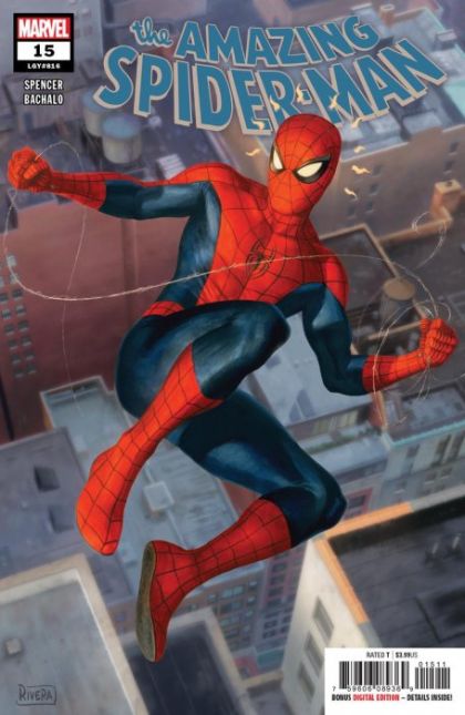 The Amazing Spider-Man, Vol. 5 #15A Regular Paolo Rivera Cover