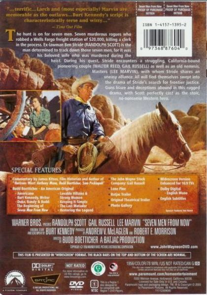 7 Men from Now (1956) Special Collector's Edition - DVD