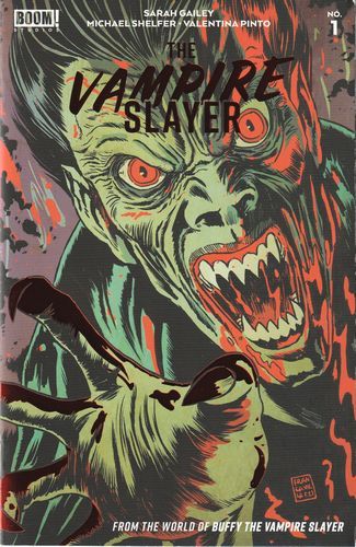 The Vampire Slayer #1B Francesco Francavilla Blood Red Foil Stamp Cover