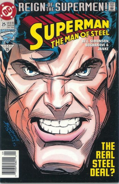 Superman: The Man of Steel #25B Newsstand Edition