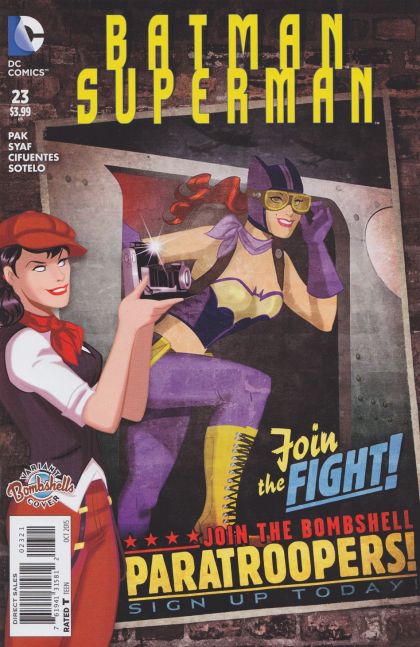 Batman / Superman, Vol. 1 #23B Des Taylor	Bombshell Variant