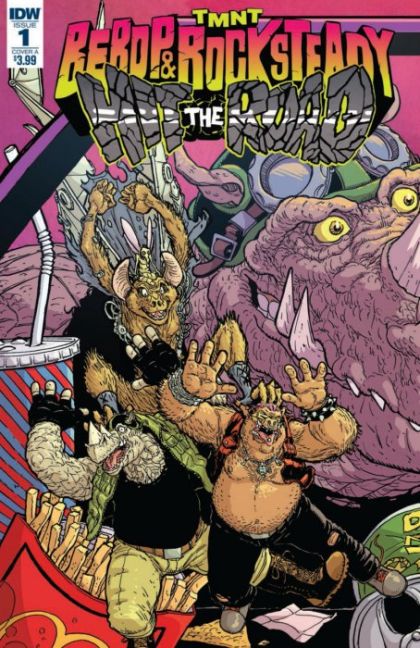 Teenage Mutant Ninja Turtles: Bebop & Rocksteady Hit The Road #1A Regular Nick Pitarra Cover