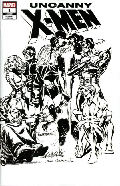 Uncanny X-Men, Vol. 5 #1G Incentive Dave Cockrum Hidden Gem Wraparound Sketch Cover