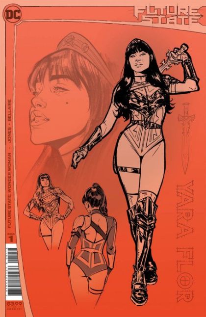 Future State: Wonder Woman #1F 2nd Printing Joelle Jones Design Variant Cover