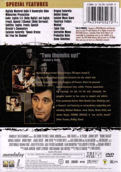 Donnie Brasco (1997) Special Edition - DVD