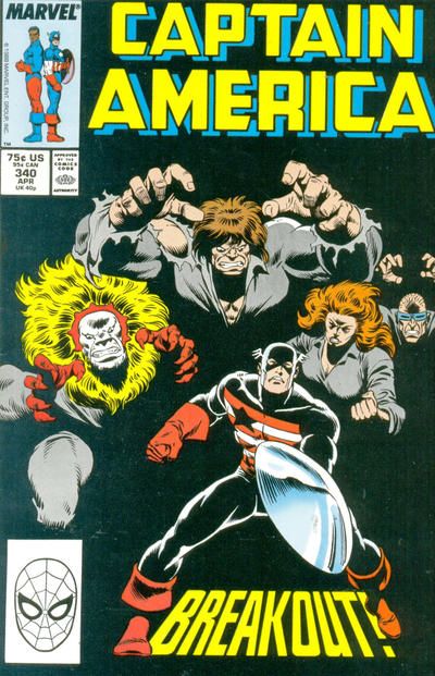 Captain America, Vol. 1 #340A Direct Edition
