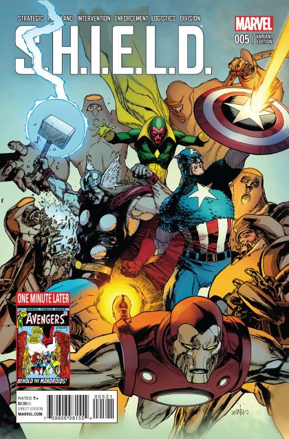 S.H.I.E.L.D., Vol. 3 (Marvel) #5B Kevin Nowlan 1:15 Avengers Cover