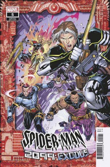Spider-Man 2099: Exodus #5B Ken Lashley 2099 Frame Cover