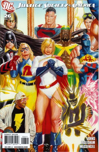 Justice Society of America, Vol. 3 #26C Alex Ross Right Side Cover