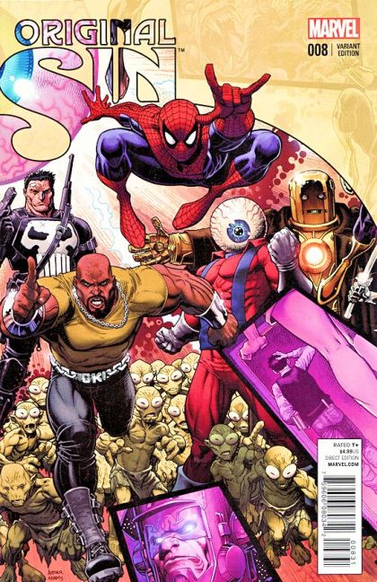 Original Sin #8C Variant Arthur Adams Interlocking Battle Cover