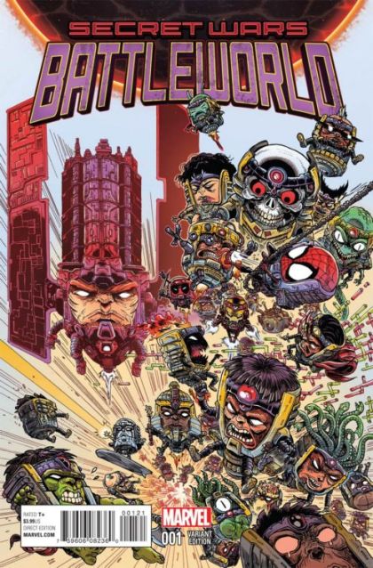 Secret Wars: Battleworld #1B James Stokoe Variant Cover