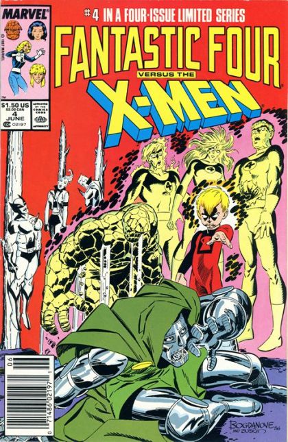 Fantastic Four Versus the X-Men #4B Newsstand Edition