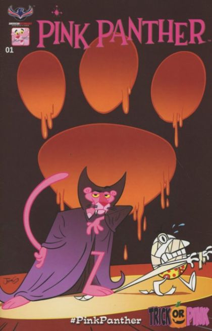 Pink Panther: Trick Or Pink #1D Incentive Pink Holidays Variant Cover