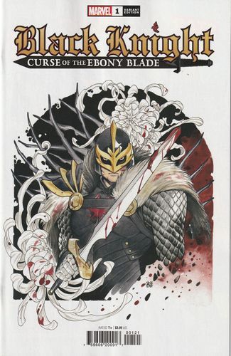 Black Knight: Curse of the Ebony Blade #1B Variant Peach Momoko Cover