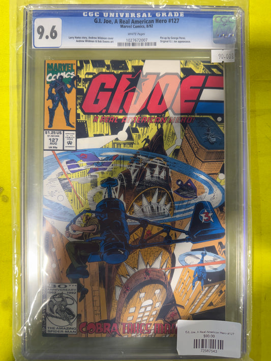 G.I. Joe, A Real American Hero #127 CGC 9.6