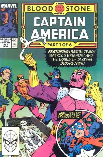 Captain America, Vol. 1 #357A Direct Edition