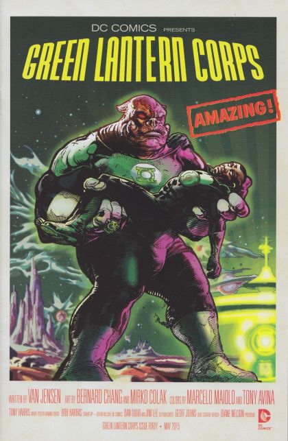 Green Lantern Corps, Vol. 2 #40B Tony Harris Movie Poster Variant