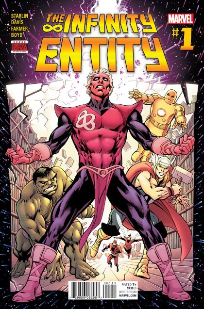 The Infinity Entity #1A Regular Alan Davis Cover