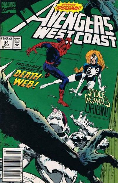 The West Coast Avengers, Vol. 2 #84B Newsstand Edition