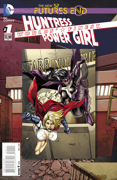 Worlds Finest: Futures End #1A 3D Cover