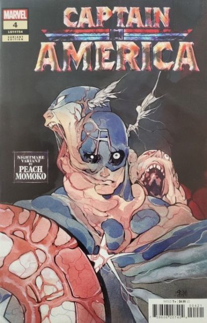 Captain America, Vol. 11 #4B Peach Momoko Variant