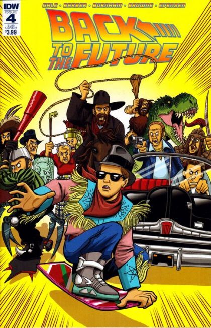 Back To The Future (IDW Publishing) #4B James Silvani Variant