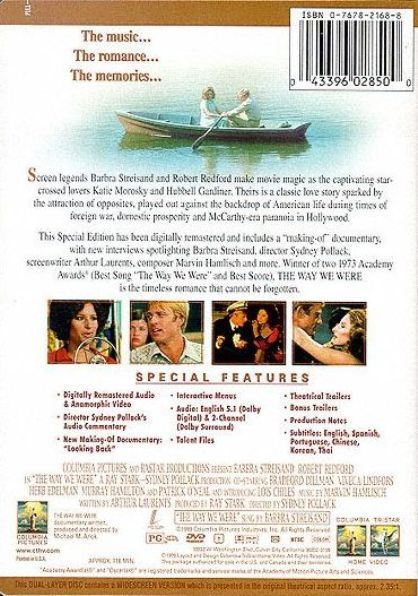 The Way We Were (1973) Special Edition - DVD