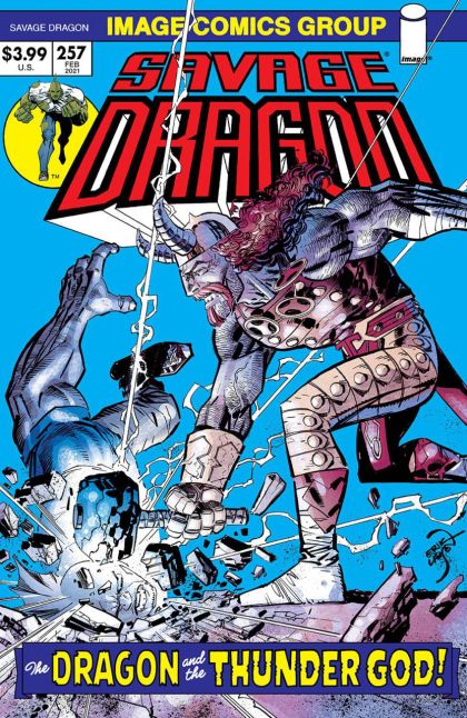 Savage Dragon, Vol. 2 #257B Variant Erik Larsen Retro 70s Trade Dress Cover
