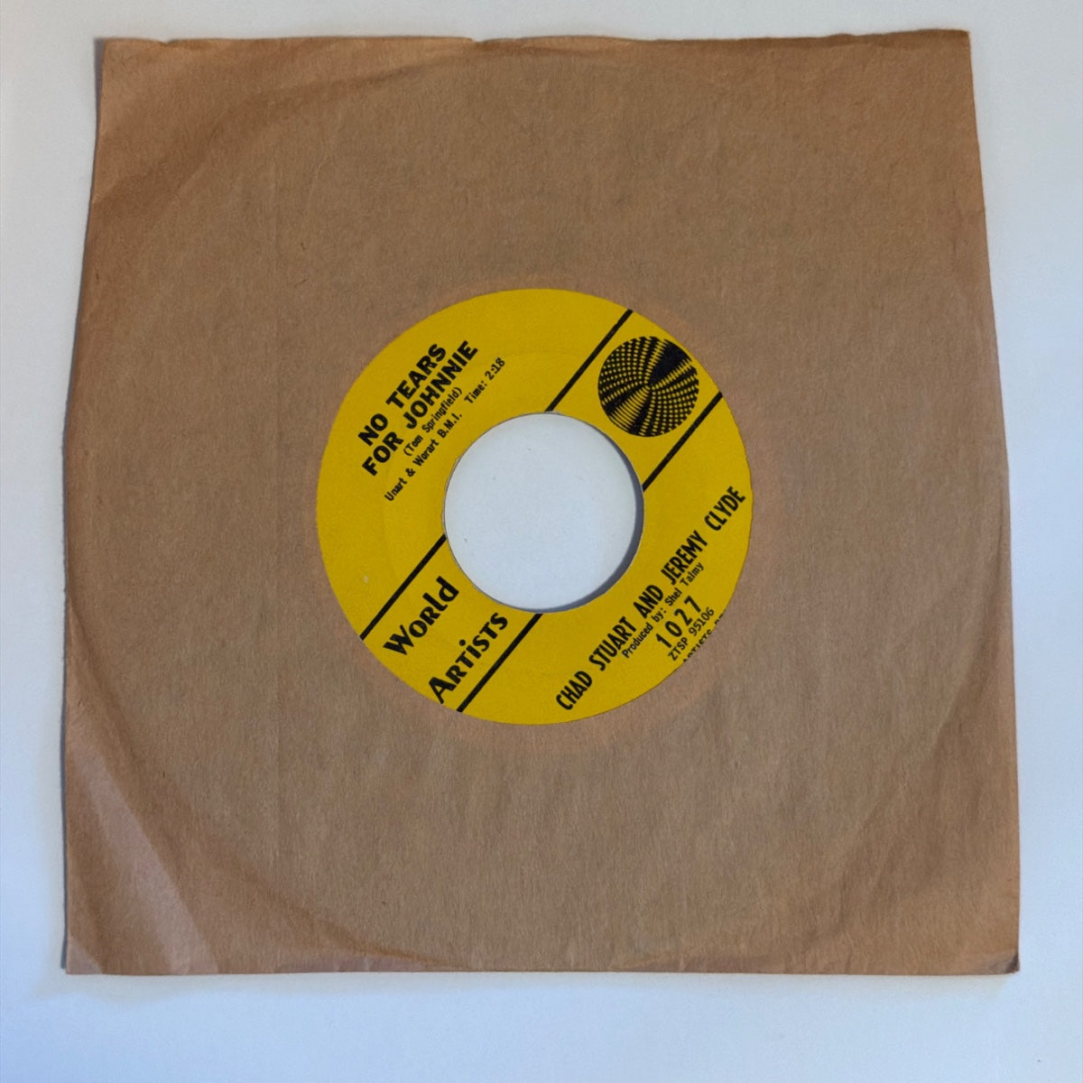 CHAD STUART AND JEREMY CLYDE - NO TEARS FOR JOHNNIE (1964) - Vinyl