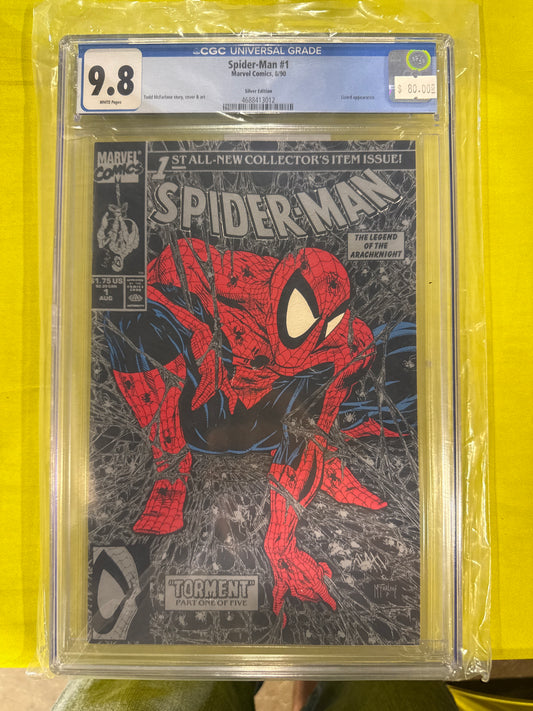 Spider-man #1 CGC 9.8 Sliver Edition