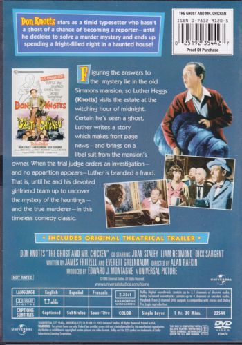 The Ghost and Mr. Chicken (1966) - DVD