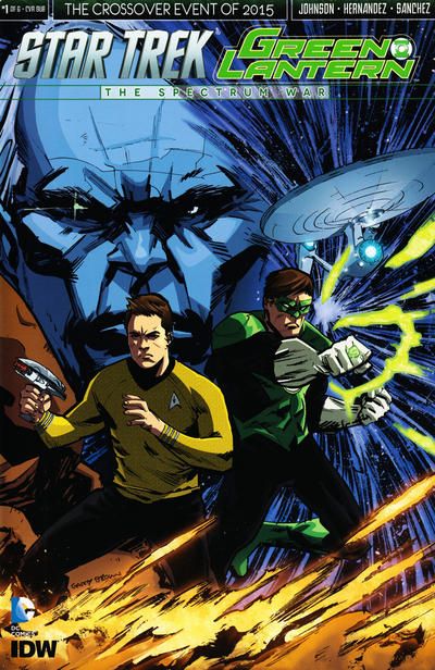 Star Trek / Green Lantern #1SUB Garry Brown Subscription Cover