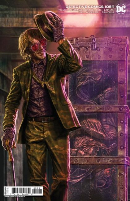 Detective Comics, Vol. 3 #1059B Lee Bermejo Riddle/Batman Card Stock variant