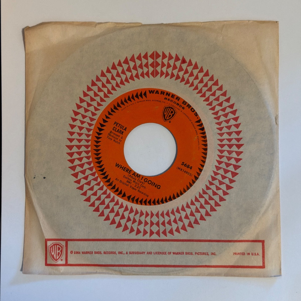 PETULA CLARK - WHERE AM I GOING (1988) - Vinyl