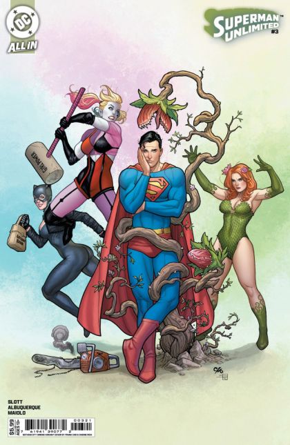 Superman Unlimited #3B Frank Cho Gotham City Sirens Variant