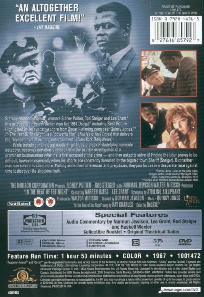 In the Heat of the Night (1967) - DVD