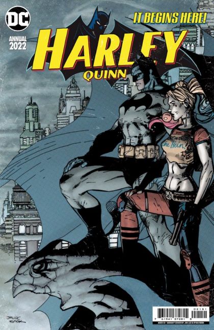 Harley Quinn 2022 Annual #1D Jim Lee & Ryan Sook Homage Card Stock Variant