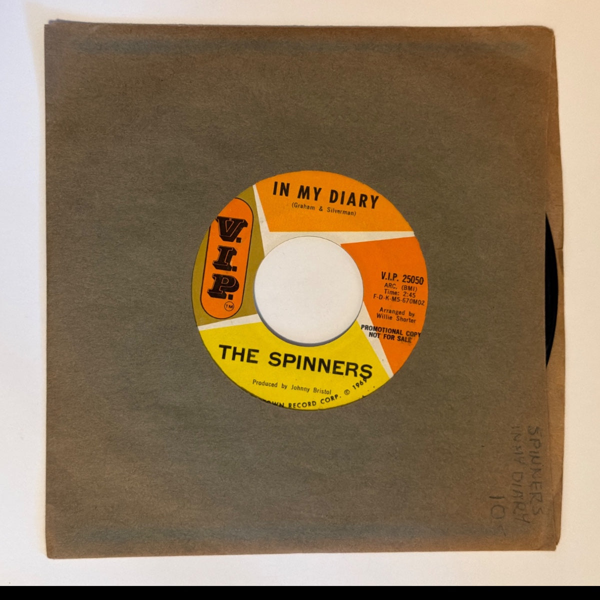 Spinners - In My Diary (1969) - Vinyl
