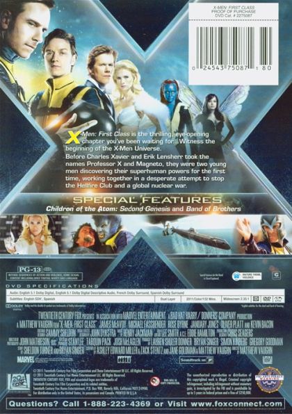 X-Men: First Class (2011) - DVD