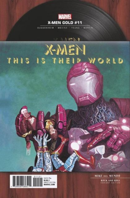 X-Men: Gold, Vol. 2 #11B Mike Del Mundo Marvel Rock-N-Roll Variant