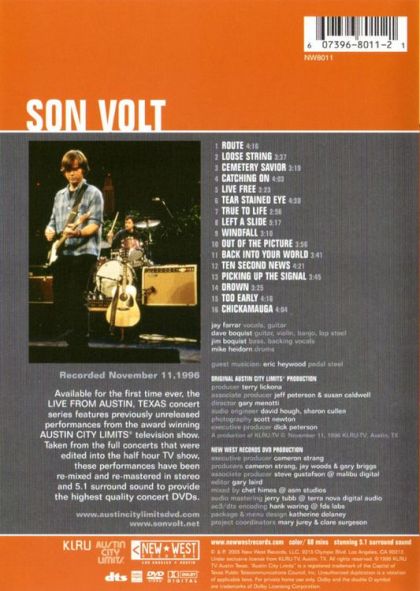 Son Volt: Live From Austin, TX (1996) - DVD