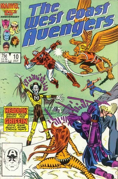 The West Coast Avengers, Vol. 2 #10A Direct Edition