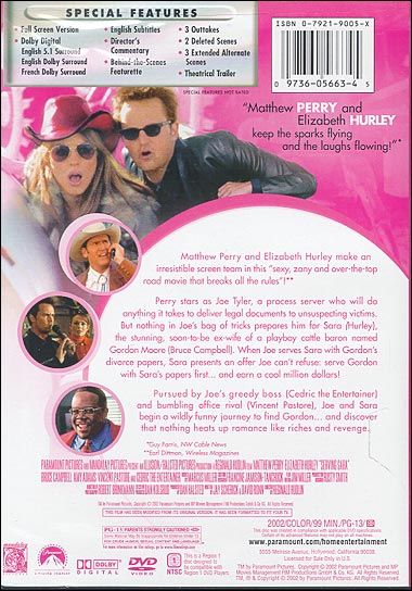 Serving Sara (2002) Special Edition - DVD