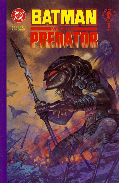 Batman versus Predator #1C Predator Cover