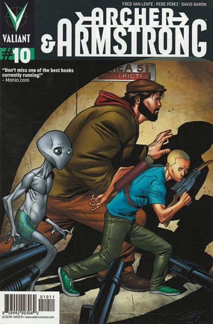 Archer & Armstrong, Vol. 2 #10A Clayton Henry Regular Cover