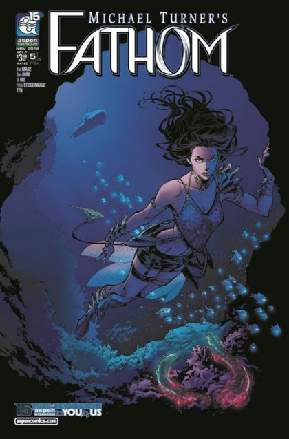Michael Turner's Fathom, Vol. 7 #5A Siya Oum & Peter Steigerwald Cover